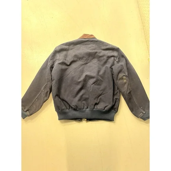 Carhartt J14 MDT Blue Men's L Y2K 2000s Work Jacket Faded Distressed Santa Fe - Picture 5 of 9